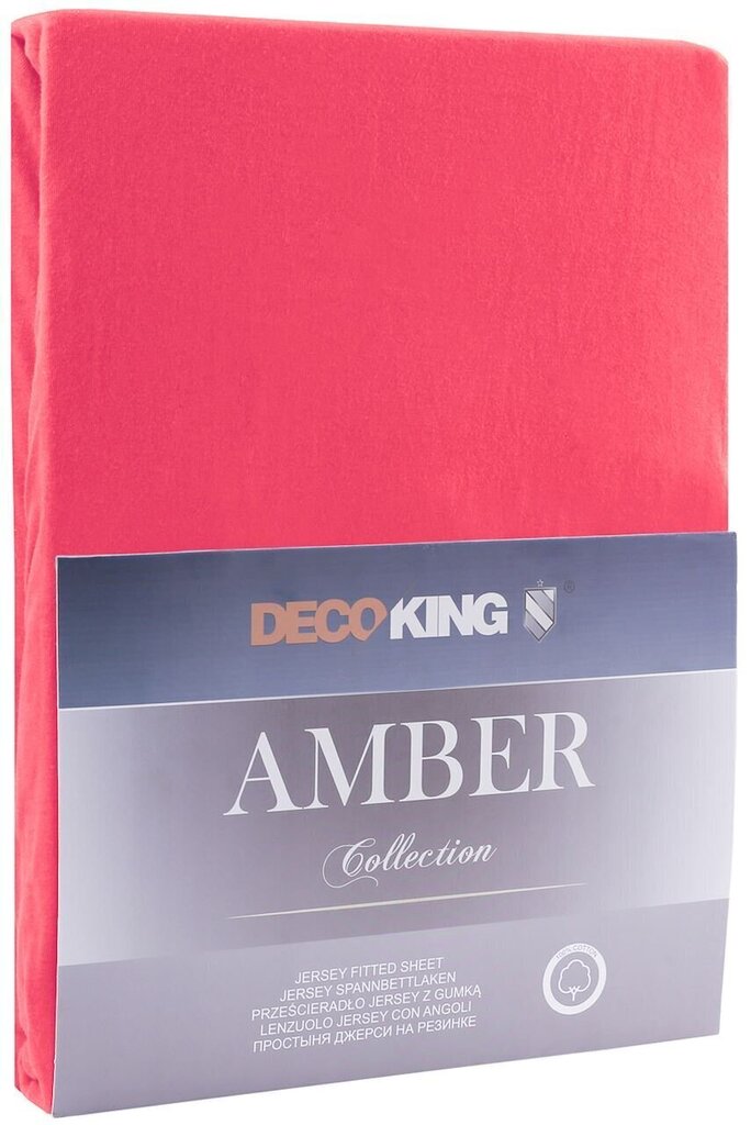 DecoKing Amber palags ar gumiju 160x200 cena un informācija | Palagi | 220.lv