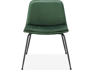 Krēsls Notio Living Heino, zaļš/melns cena un informācija | Virtuves un ēdamistabas krēsli | 220.lv