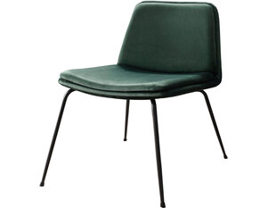 Krēsls Notio Living Heino, zaļš/melns cena un informācija | Virtuves un ēdamistabas krēsli | 220.lv