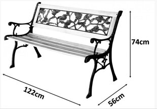Садовая скамейка цена и информация | Скамейки | 220.lv