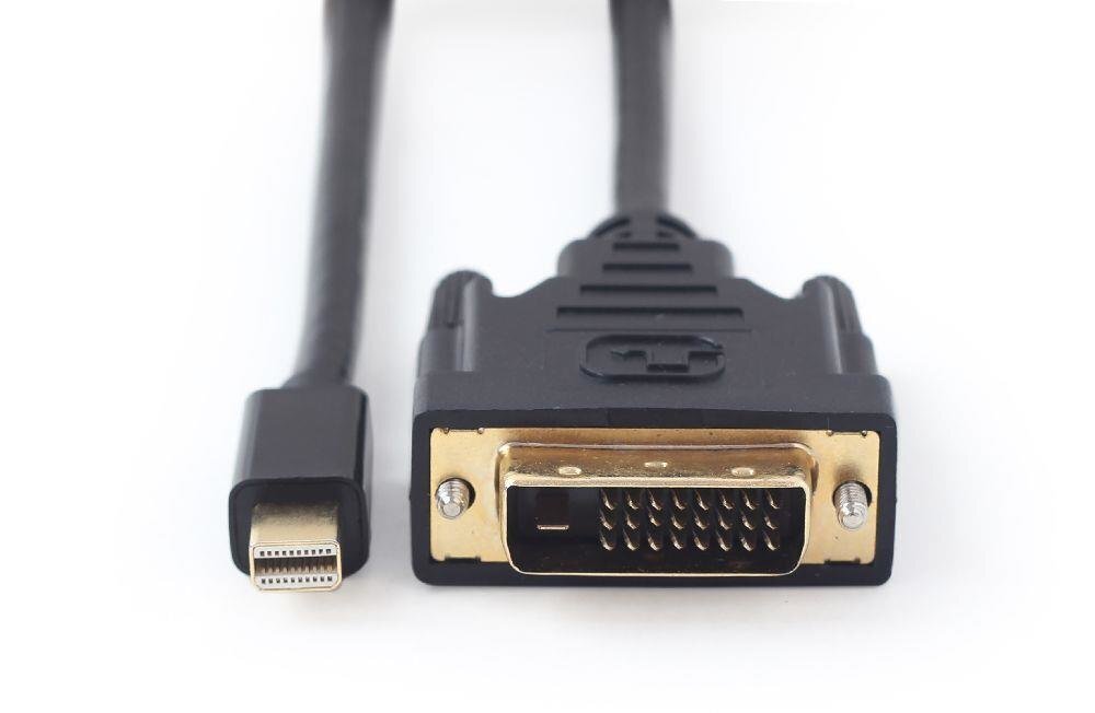 Gembird Mini DisplayPort Male - DVI Male 1.8m Black 4K cena un informācija | Adapteri un USB centrmezgli | 220.lv