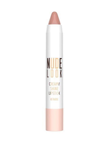 Krēmīga lūpu krāsa Golden Rose Nude Look Creamy Shine 3,5 g, 01 Nude cena un informācija | Lūpu krāsas, balzāmi, spīdumi, vazelīns | 220.lv