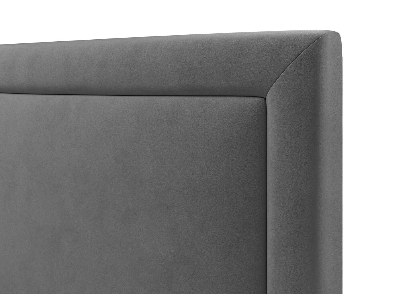 Gultas galvgalis Mazzini Sofas Primevere 200 cm, tumši pelēks cena un informācija | Gultas | 220.lv