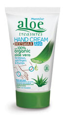 Aloe Treasures Hand Cream Beeswax barojošs roku krēms ar bišu vasku un ANA skābēm, 120 ml cena un informācija | Ķermeņa krēmi, losjoni | 220.lv