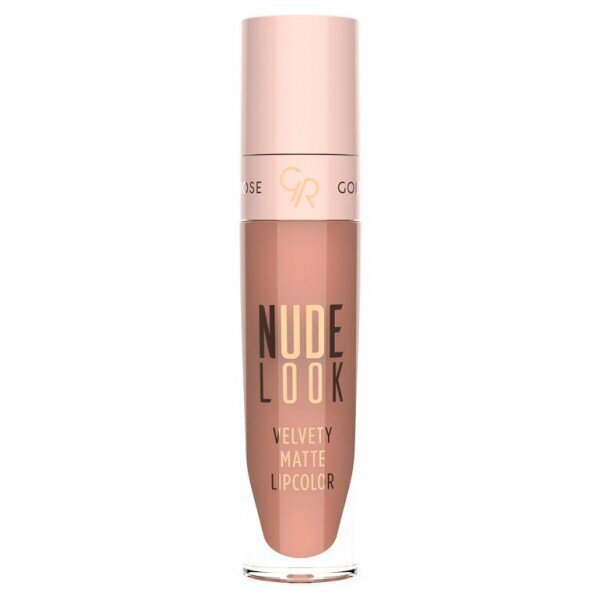 Šķidrā lūpu krāsa Golden Rose Nude Look Velvety Matte 5,5 ml, 01 Just Nude cena un informācija | Lūpu krāsas, balzāmi, spīdumi, vazelīns | 220.lv