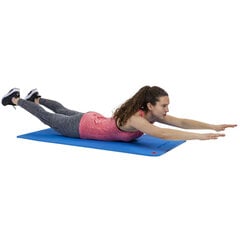 Гимнастический коврик Tunturi Fitnessmat Pro 140x60x1.5 см, синий цена и информация | Коврики для йоги, фитнеса | 220.lv