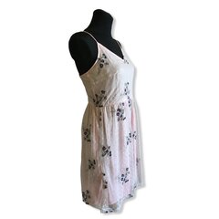 серое платье в рубчик с декоративными пуговицами цена и информация | Платья | 220.lv