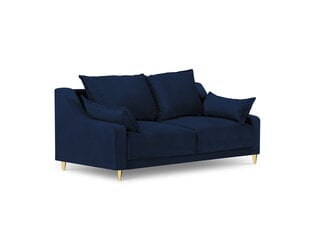 Divvietīgs samta dīvāns Mazzini Sofas Pansy, zils cena un informācija | Dīvāni | 220.lv