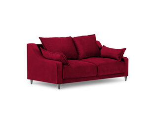 Divvietīgs samta dīvāns Mazzini Sofas Lilas, sarkans цена и информация | Диваны | 220.lv