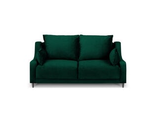 Двухместный бархатный диван Mazzini Sofas Lilas, темно-зеленый цена и информация | Диваны | 220.lv