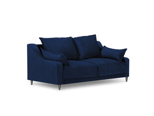 Двухместный бархатный диван Mazzini Sofas Lilas, синий цена и информация | Диваны | 220.lv