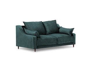 Divvietīgs samta dīvāns Mazzini Sofas Freesia, zaļš cena un informācija | Dīvāni | 220.lv