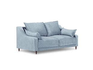 Divvietīgs samta dīvāns Mazzini Sofas Freesia, gaiši zils cena un informācija | Dīvāni | 220.lv