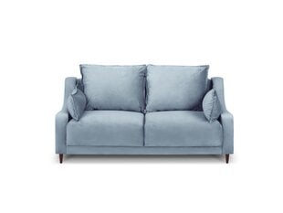 Двухместный бархатный диван Mazzini Sofas Freesia, светло-синий цена и информация | Диваны | 220.lv