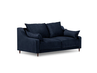 Двухместный бархатный диван Mazzini Sofas Freesia, темно-синий цена и информация | Диваны | 220.lv