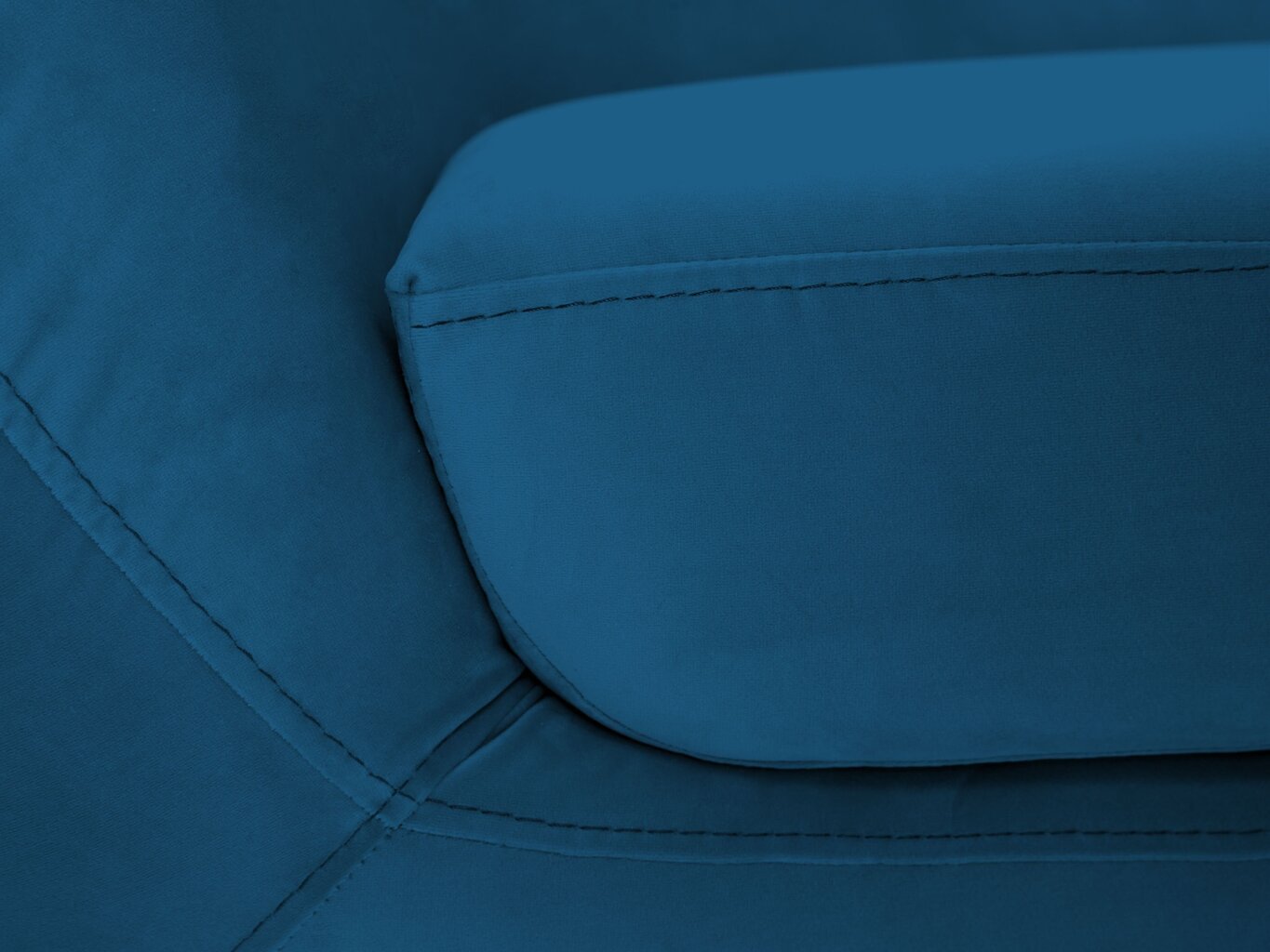 Divvietīgs samta dīvāns Mazzini Sofas Amelie, zils/brūns цена и информация | Dīvāni | 220.lv