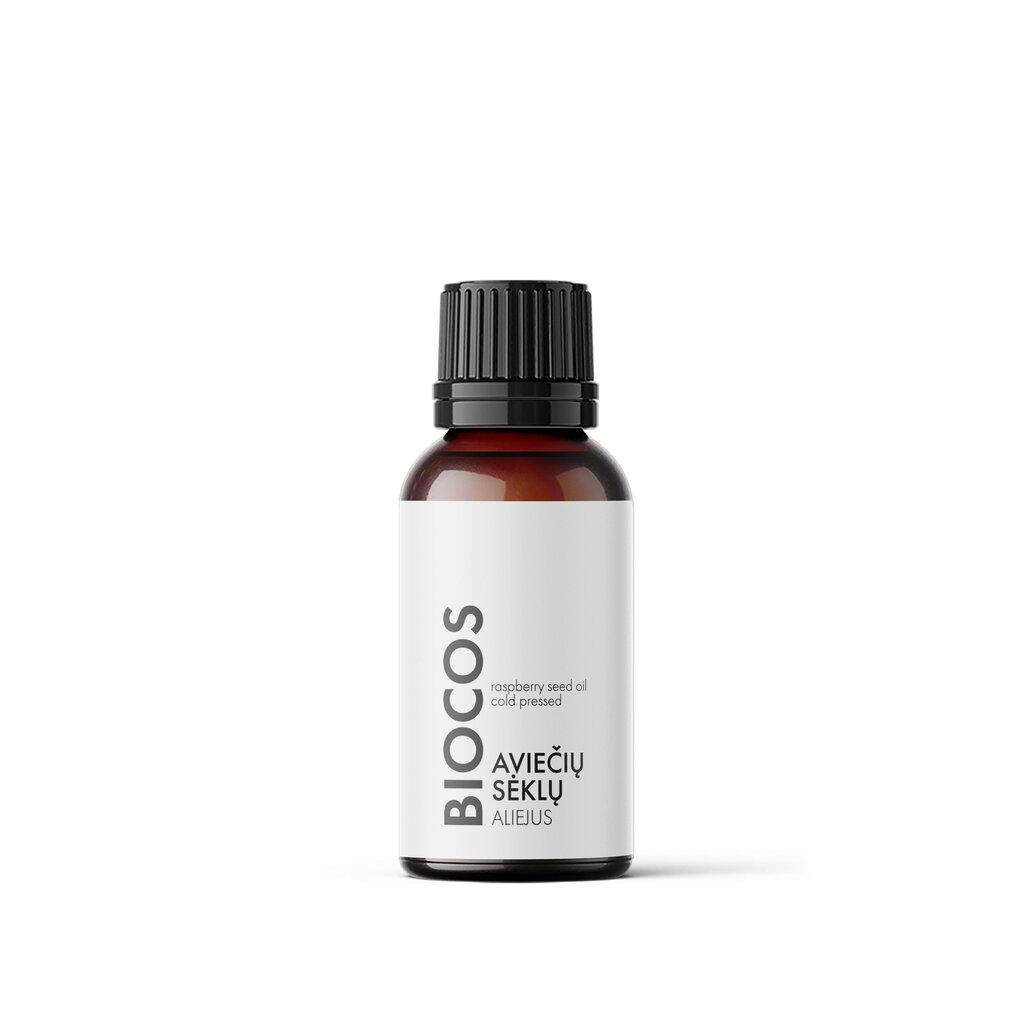 Dabīgā aveņu sēklu eļļa BIOCOS, 30 ml. цена и информация | Ēteriskās eļļas, kosmētiskās eļļas, hidrolāti | 220.lv