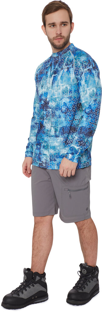 Sporta krekls ar garām piedurknēm Mark Evo FHM gaiši zils цена и информация | Sporta apģērbs vīriešiem | 220.lv