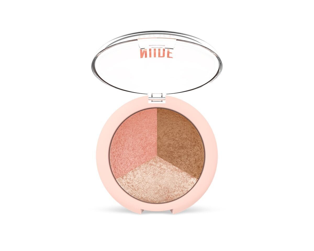 Vaigu sārtumi Golden Rose Nude Look Trio 19,5 g cena un informācija | Bronzeri, vaigu sārtumi | 220.lv