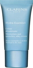 Дневной увлажняющий крем для лица Clarins Hydra-Essentiel 15 мл цена и информация | Наносите на чистую кожу лица. Подержите около 10-15 минут и смойте водой. | 220.lv