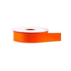Aтласная декоративная лента RainBow® 25 мм, цвет оранжевый, 25 м цена и информация | Упаковочные материалы для подарков | 220.lv