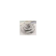 Метализированные розы 20 мм, цвет серебра цена и информация | Аксессуары для детей  | 220.lv