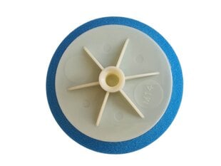 Губка для жесткой полировки - навинчиваемая М14, диаметр 150 мм, синяя цена и информация | Автохимия | 220.lv