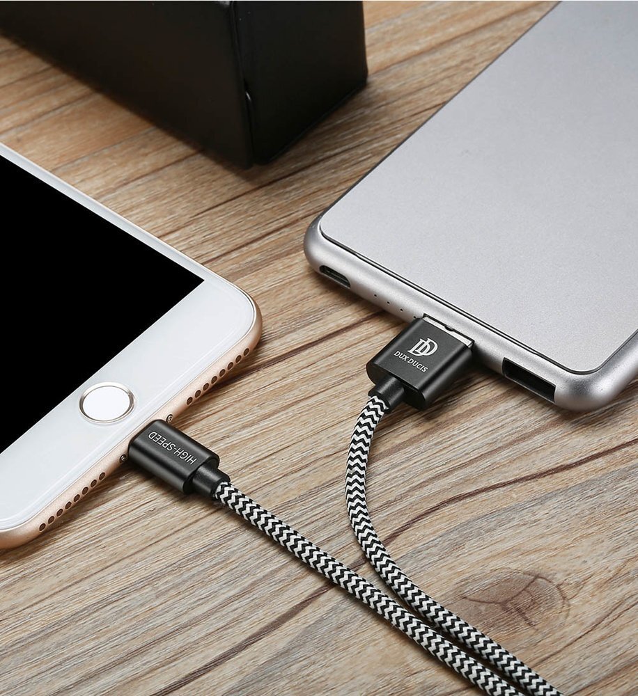 USB kabelis Dux Ducis K-ONE Lightning FastCharging, 0.25m cena un informācija | Savienotājkabeļi | 220.lv