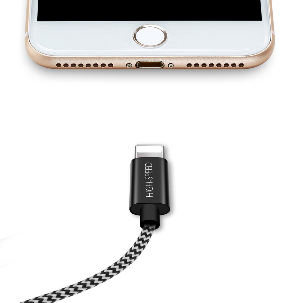 USB kabelis Dux Ducis K-ONE Lightning FastCharging, 0.25m cena un informācija | Savienotājkabeļi | 220.lv