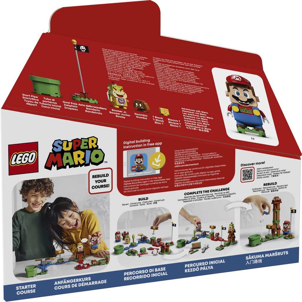 71360 LEGO® Super Mario Piedzīvojums ar Mario pamatkomplektu цена и информация | Konstruktori | 220.lv