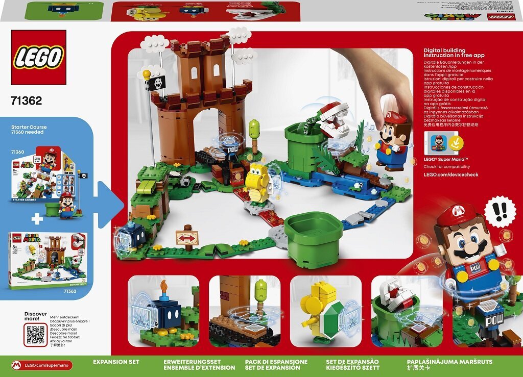 71362 LEGO® Super Mario Aizsargāta cietokšņa paplašinājums cena un informācija | Konstruktori | 220.lv