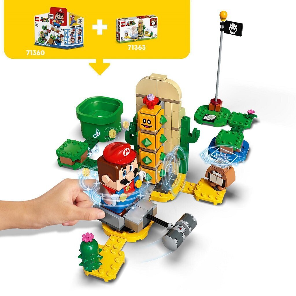 71363 LEGO® Super Mario Tuksneša Pokey papildinājums цена и информация | Konstruktori | 220.lv