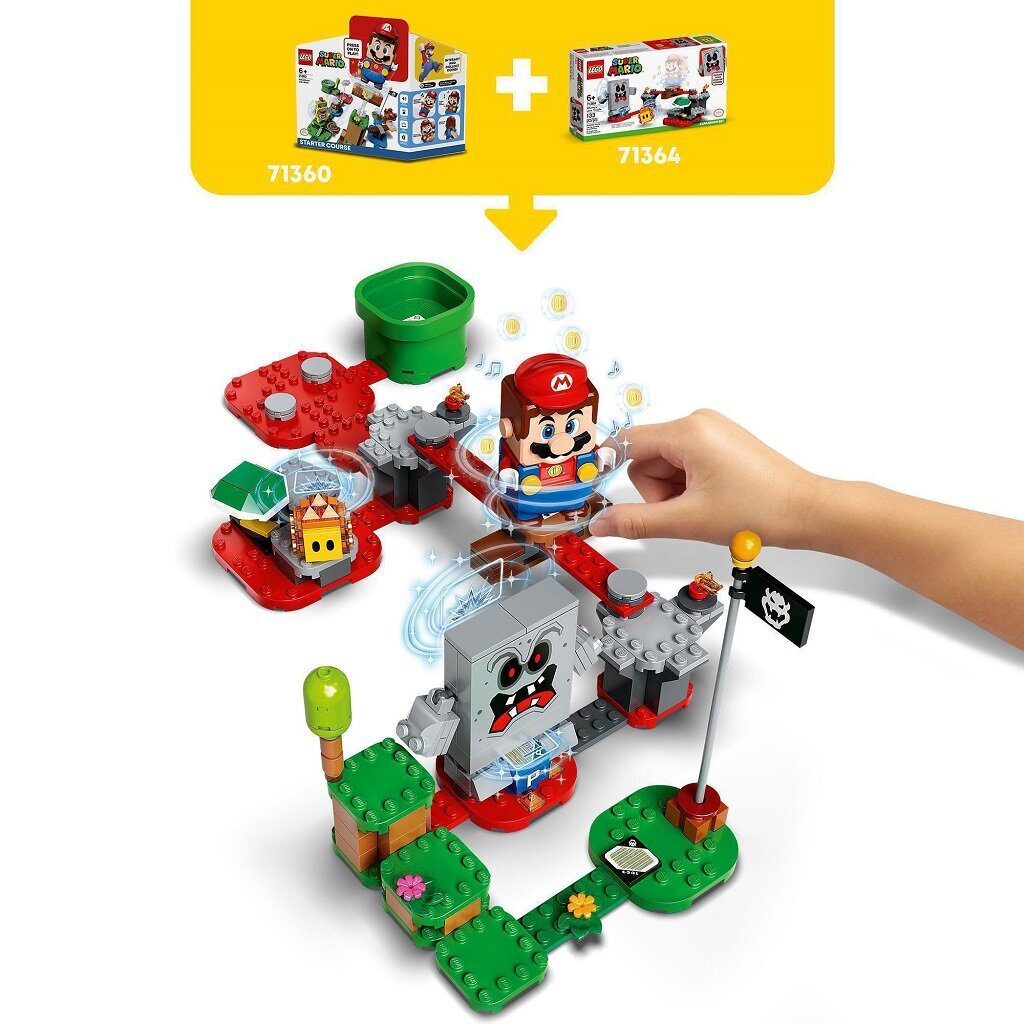 71364 LEGO® Super Mario Whomp nepatikšanas ar lavu papildinājums cena un informācija | Konstruktori | 220.lv