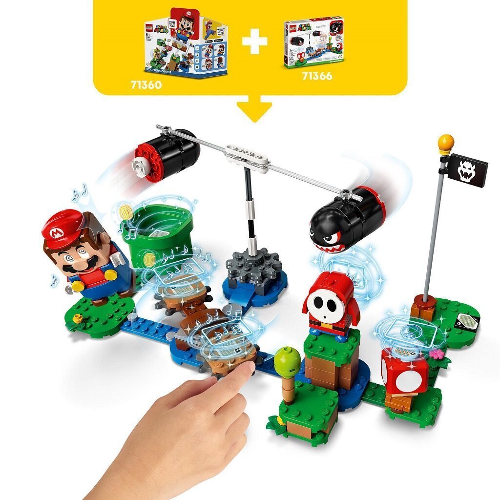 71366 LEGO® Super Mario Būmera Bila uzbrukuma papildinājums cena un informācija | Konstruktori | 220.lv