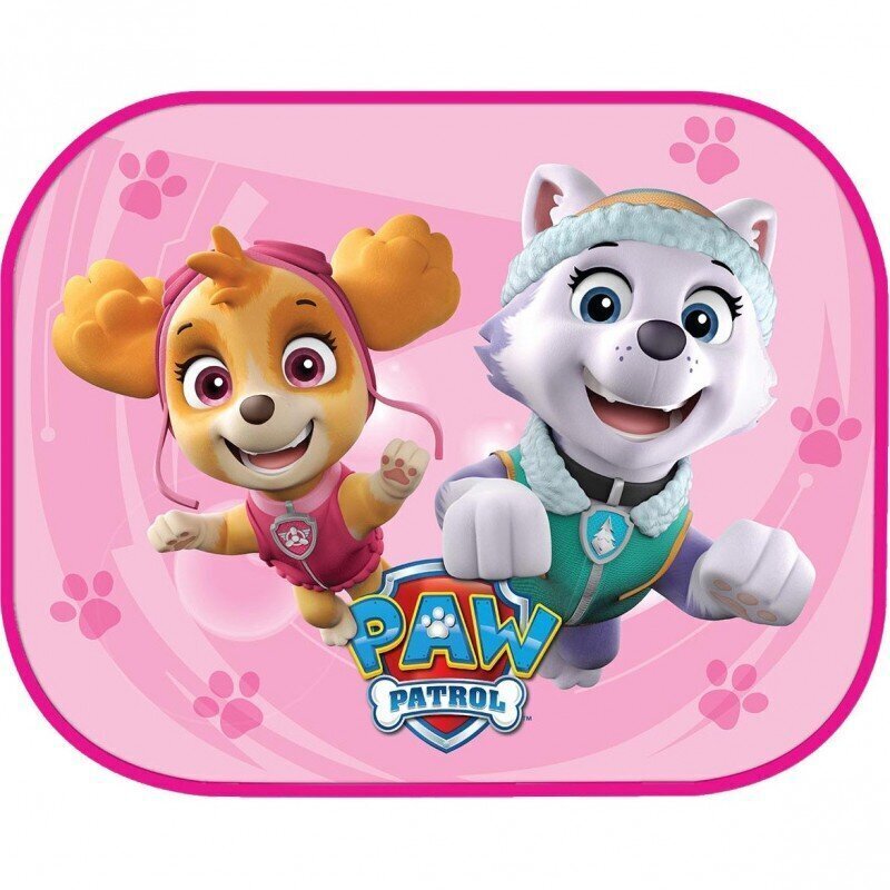 Logu aizsardzība no saules Ķepu Patruļa (Paw Patrol), 2 gab. cena un informācija | Autokrēsliņu aksesuāri | 220.lv