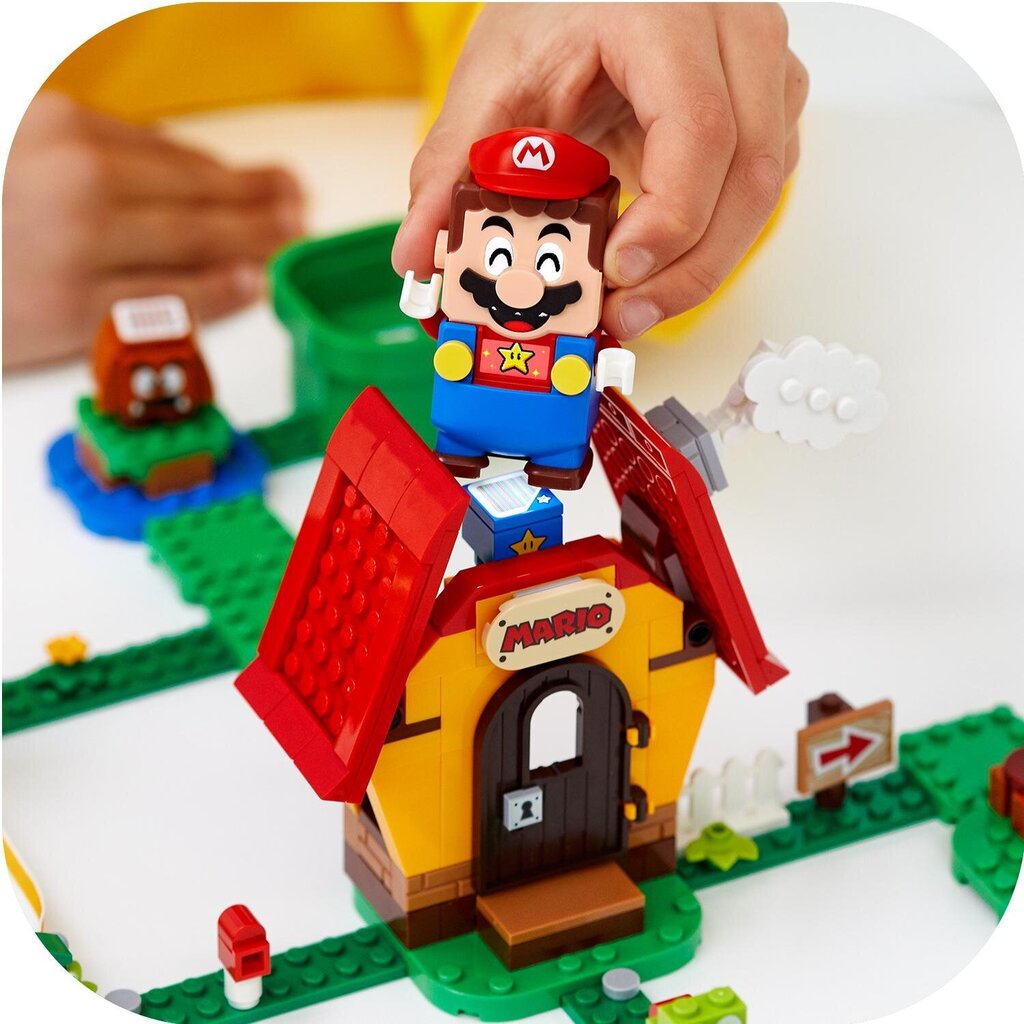 71367 LEGO® Super Mario Mario mājas un Joši papildinājums cena un informācija | Konstruktori | 220.lv