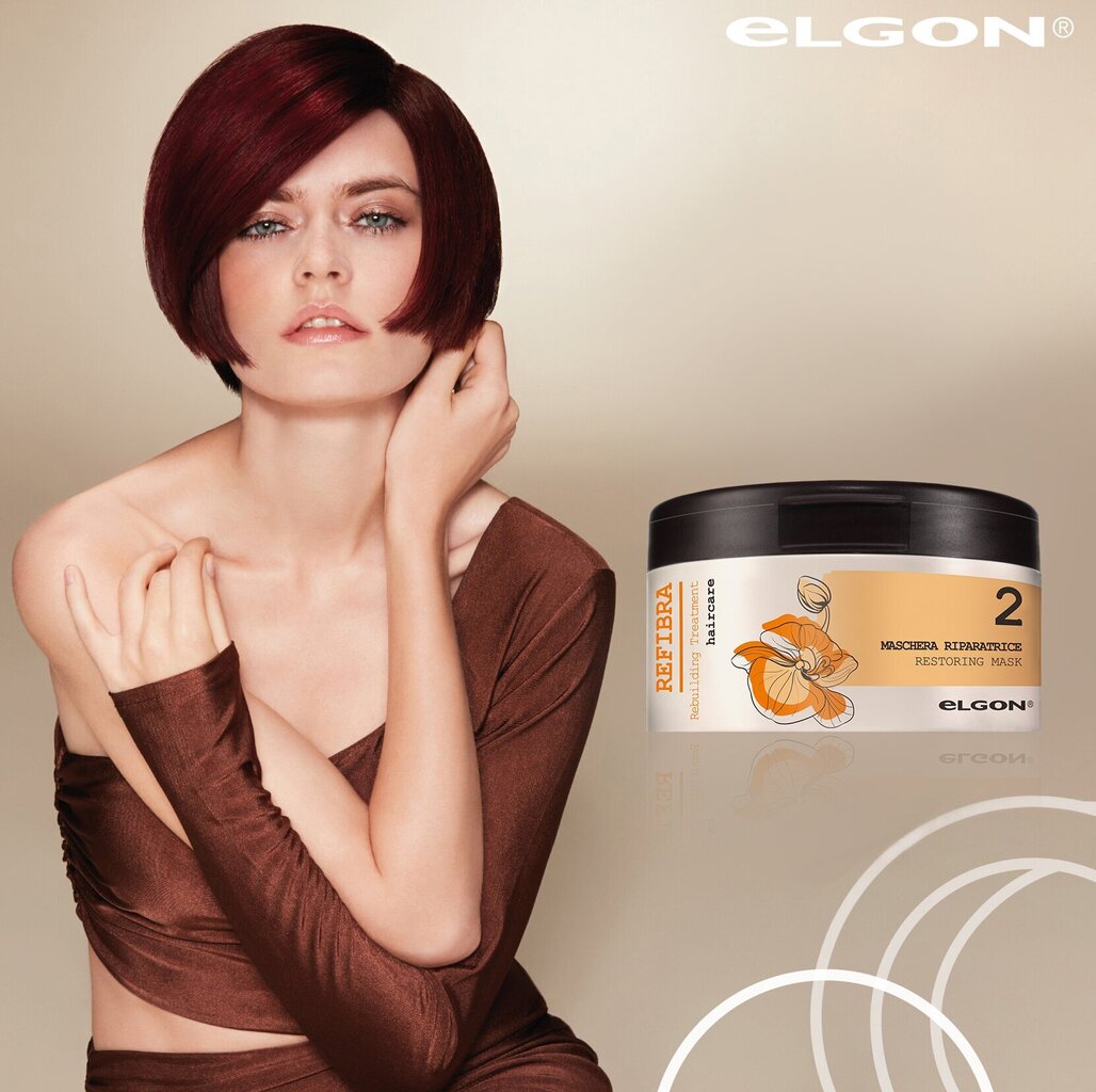 Atjaunojoša matu maska bojātiem matiem Elgon Refibra 500 ml, 81781 cena |  220.lv