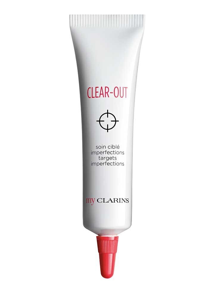 Krēms pret sejas trūkumiem Clarins Clear Out 15 ml cena un informācija | Sejas krēmi | 220.lv