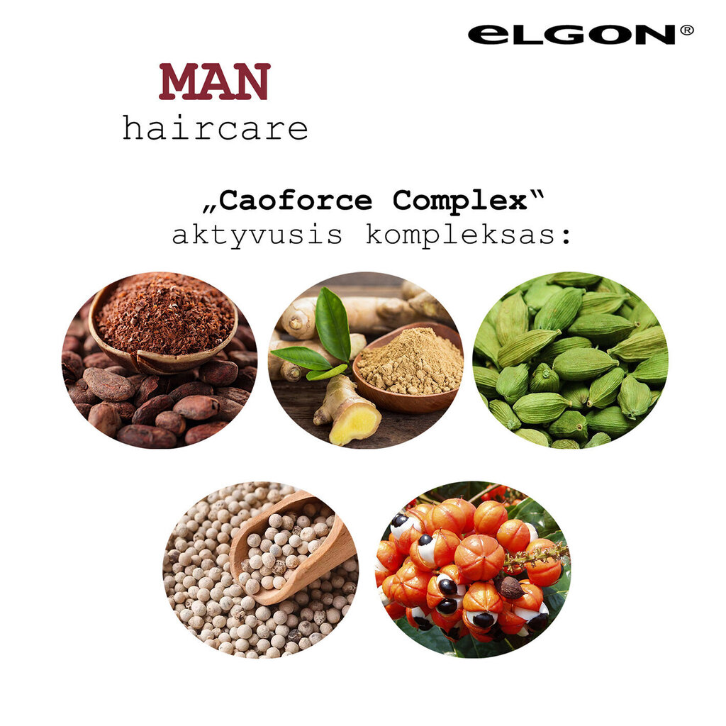 Gela matu krāsa vīriešiem Elgon Man Upgray Nr. 5 80 ml, gaiši brūna cena un informācija | Matu krāsas | 220.lv