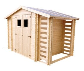 Timbela деревянный садовый домик M389 цена и информация | Садовые сараи, дровницы | 220.lv