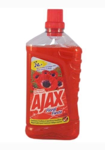 Ajax Floral grīdas mazgāšanas līdzeklis Red Flowers cena un informācija | Tīrīšanas līdzekļi | 220.lv