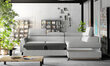 Stūra dīvāns NORE Kairos, mākslīgā āda, balts cena un informācija | Stūra dīvāni | 220.lv