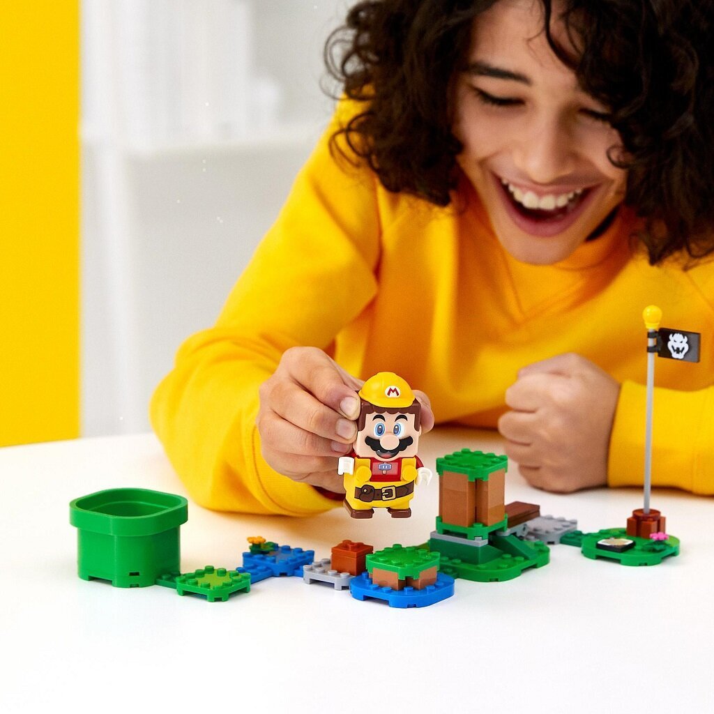 71373 LEGO® Super Mario Būvētāja Mario spēju komplekts cena un informācija | Konstruktori | 220.lv