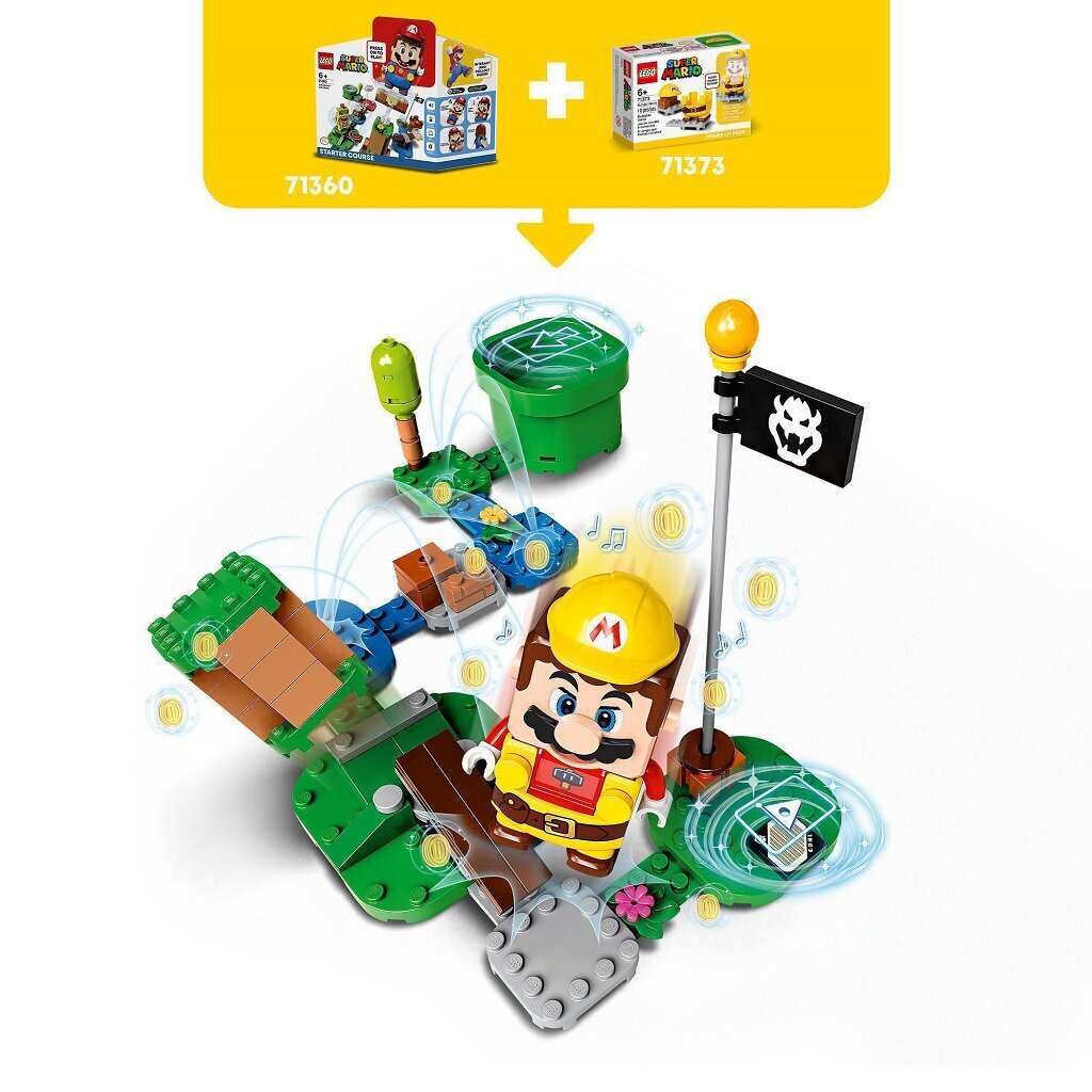 71373 LEGO® Super Mario Būvētāja Mario spēju komplekts cena un informācija | Konstruktori | 220.lv