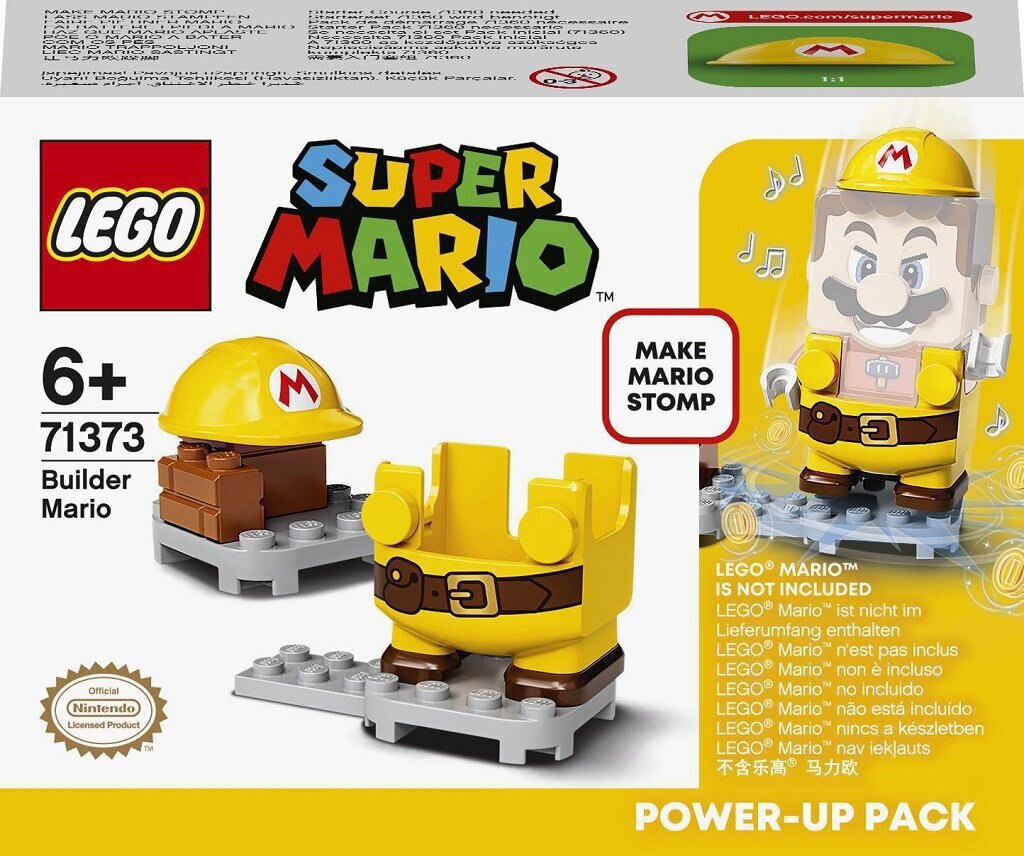 71373 LEGO® Super Mario Būvētāja Mario spēju komplekts cena un informācija | Konstruktori | 220.lv