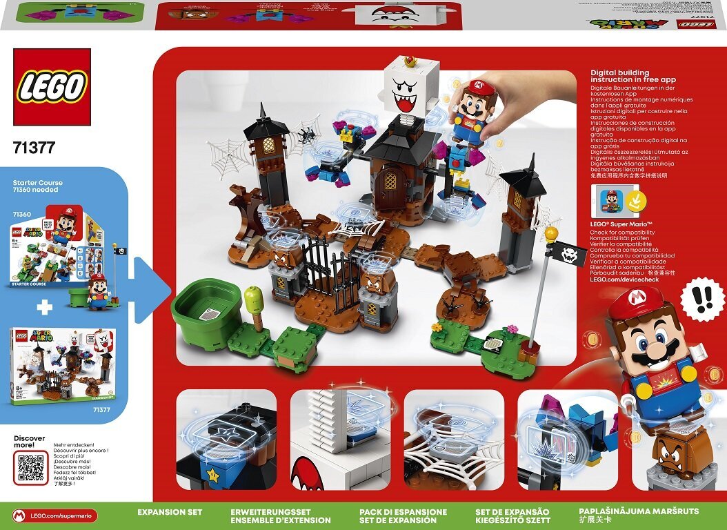 71377 LEGO® Super Mario Karaļa Bū un spoku pagalma paplašinājuma maršruts cena un informācija | Konstruktori | 220.lv