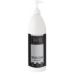 Tauro Pro Line šampūns spalvas izgaismošanai suņiem un kaķiem White Coat, 1000 ml цена и информация | Косметические средства для животных | 220.lv