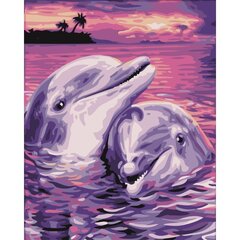 Gleznošanas komplekts - Mīlestība Havaju salās, 40x50 cena un informācija | Gleznas pēc numuriem | 220.lv