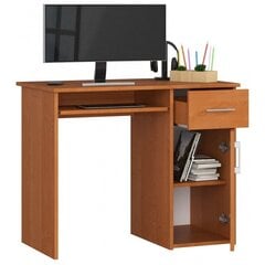 Письменный стол NORE Pin, светло-коричневый цена и информация | Компьютерные, письменные столы | 220.lv