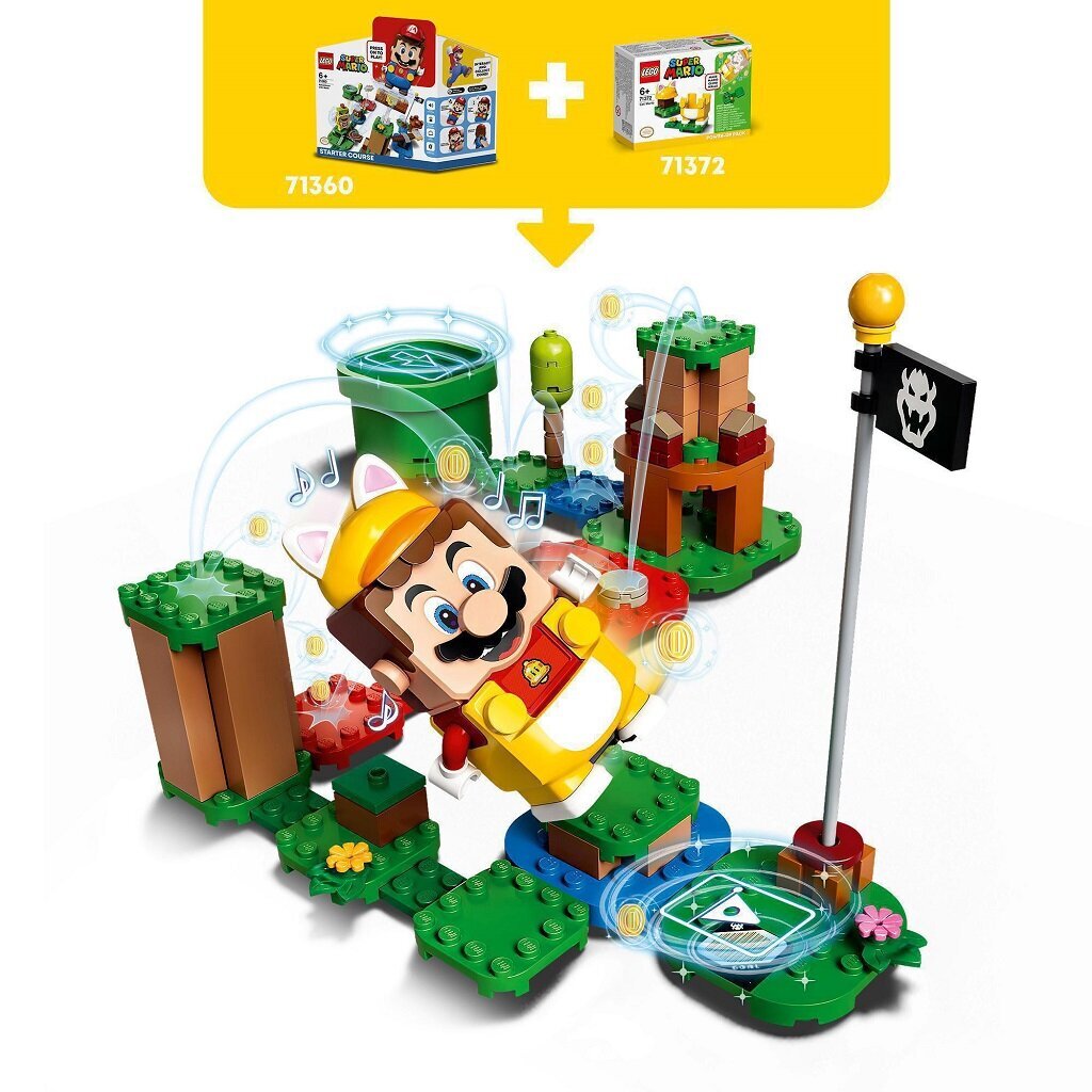 71372 LEGO® Super Mario Kaķa Mario spēju komplekts cena un informācija | Konstruktori | 220.lv